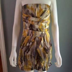 Boutique Colorful Strapless dress