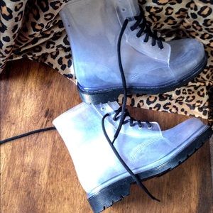 Clear Jelly Boots