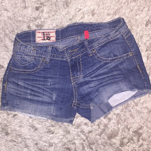 Denim shorts