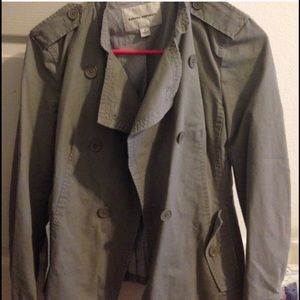 Banana Republic Military Green Jacket Sz 4