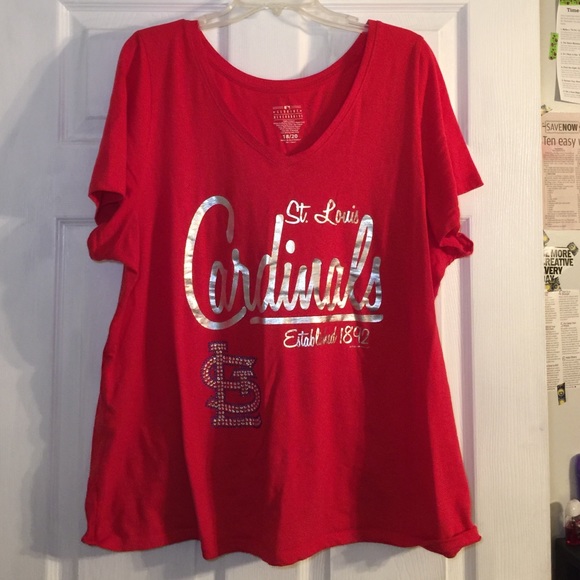 St.Louis Cardinals Plus Size top