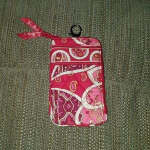 Vera Bradley phone holder with clip
