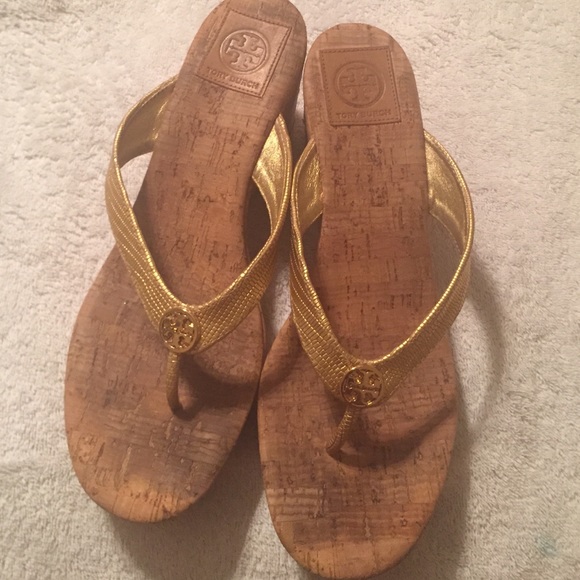 Authentic Tory Burch" Suzie" wedges