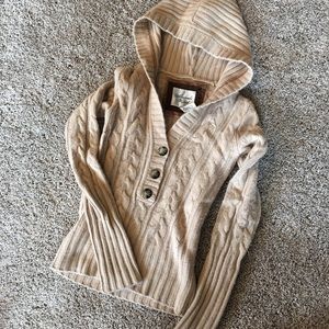 Abercrombie & Fitch wool pullover hoodie