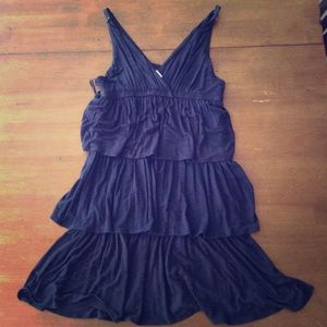 J. Crew ruffle-tiered knit dress