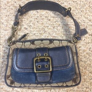 Coach Shoulder Bag w/ Front Pocket (Small)