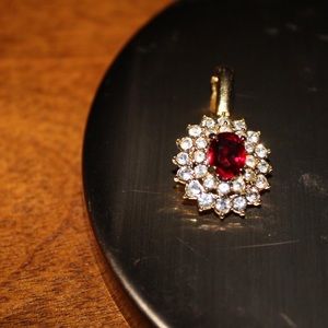 Gold/ Ruby Pendant