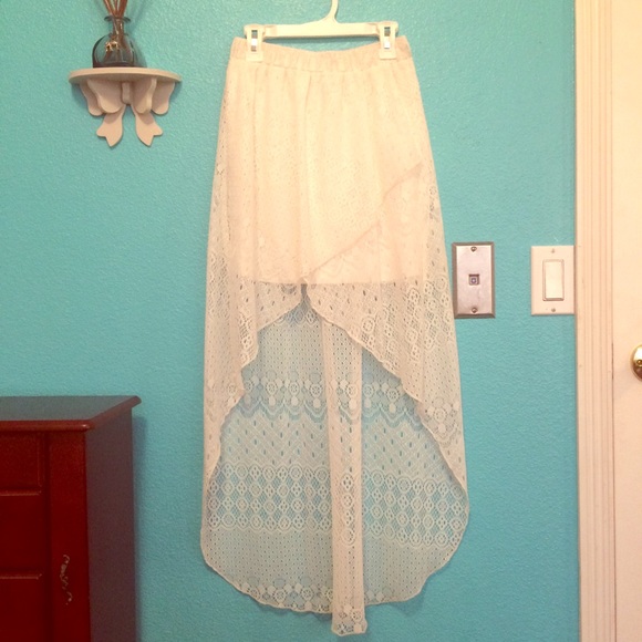 Lace High-low Skirt