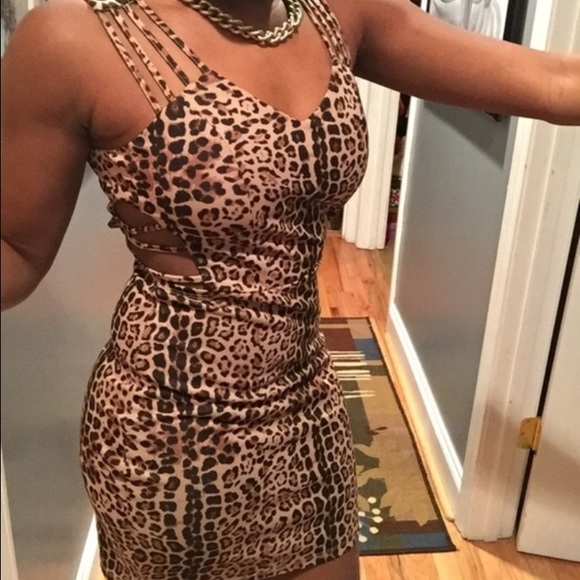Brand new leopard  dress