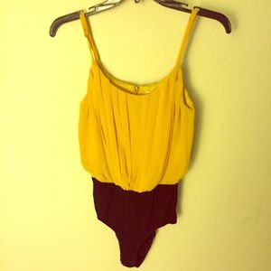 Spaghetti straps bodysuit