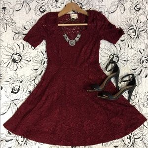 Urban Outfitters Sweetheart Lace Dress