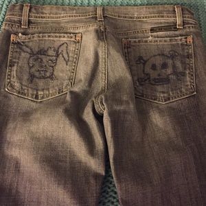Citizens of Humanity Skull and Bunny jeans