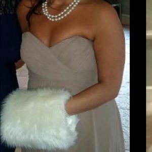 Bill Levkoff Latte Bridesmaid dress, Size 10