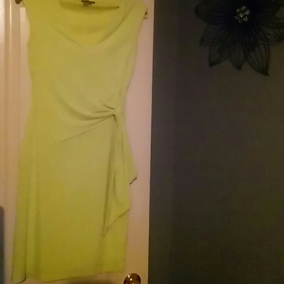 Neon yellow dress