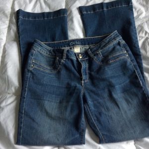 Cache boot cut jeans