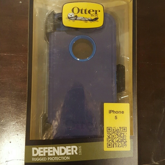 Dark Blue Iphone 5 Otterbox Case