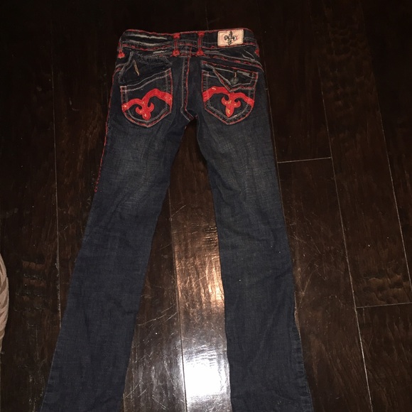 Laguna Beach Jeans with Red Stiching - Picture 4 of 4