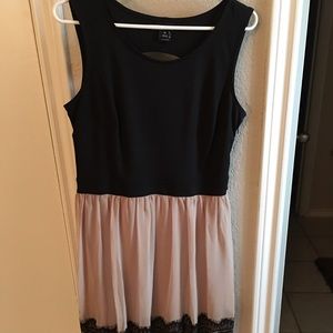 Black and Tan dress