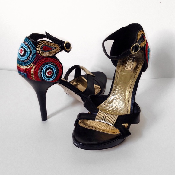 Shoes - Last price cut! Black Ankle strap high heels
