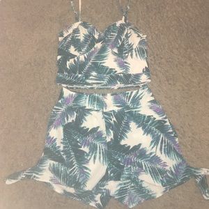 Charlotte Russe Crop top and shorts set