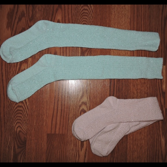 knee high shimmery socks! - Picture 1 of 2
