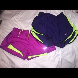 Nike dry fit running shorts