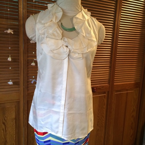 ‼️SALE‼️ Silk Ann Taylor Blouse DONATED @5 PM EST - Picture 2 of 4