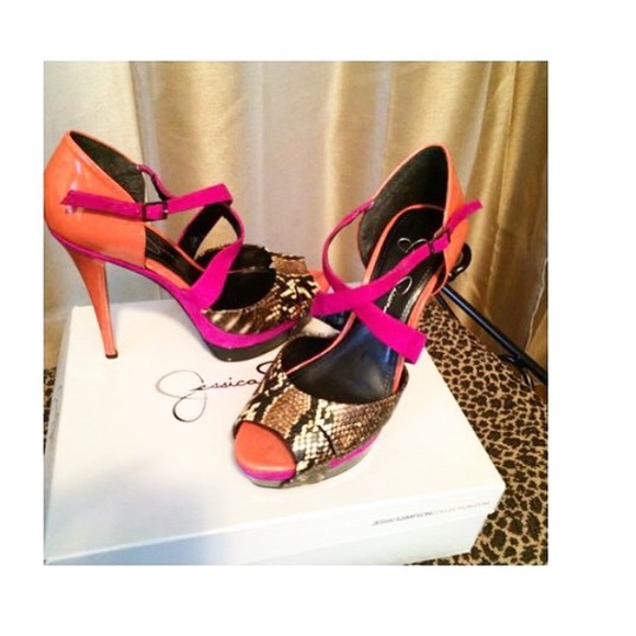 Multi-Color Hidden Platform Pumps - image 1