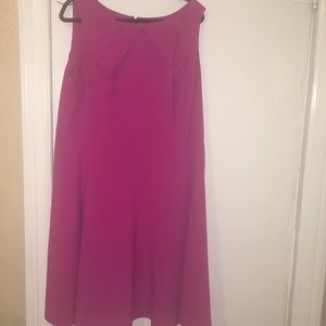 Fuchsia colored dress