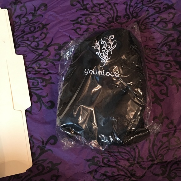 Younique's draw string makeup bag