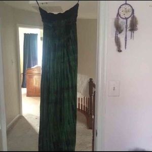 tie dye maxi dress