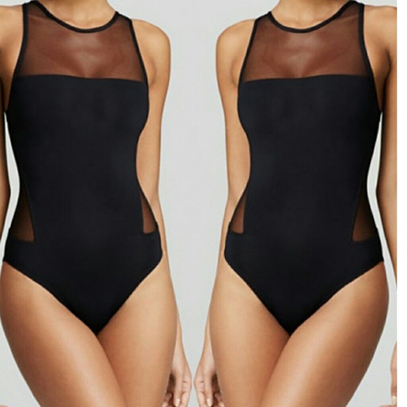 Black One Piece Swimsuit