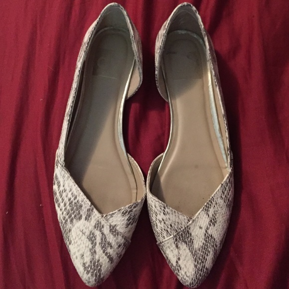 Dolce Vita Shoes - Dolce Vita D'Orsay snake skin flats