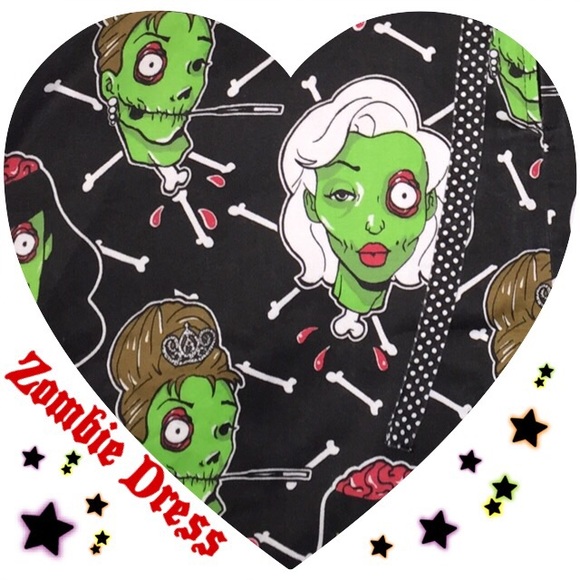TOO FAST -Zombie beauty queen Dress