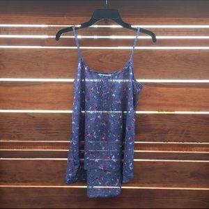 Cute semi-sheer high/low tank.