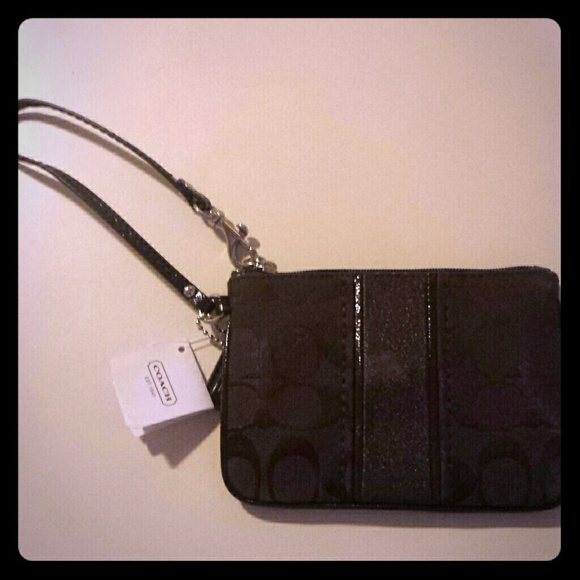 Coach Handbags - Mahogany Brown Coach Wristlet