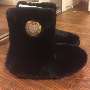 Juicy couture fuzzy boots