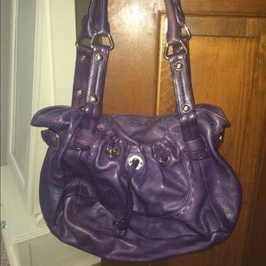 B. Makowsky Tote Handbag - Purple
