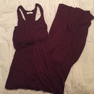 Lush Burgundy Maxi Dress