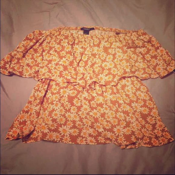 Sunflower off the Shoulder Top