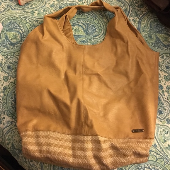 Leather tote Bag - rusty