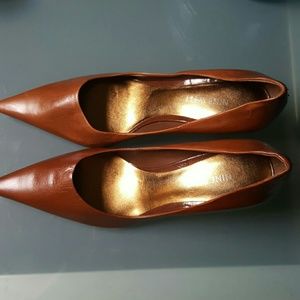 2inch mahogany colored heels