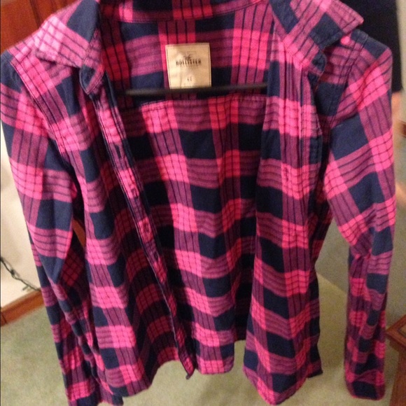 Fusia plad shirt