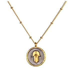 Satya Hasma Hand 18kt Gold plated Necklace