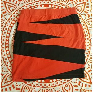 Material girl macys coral mini bodycon skirt