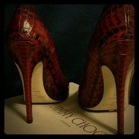 🌈Weekend SALE💮Jimmy Choo Anouk Elaphe Snake skin