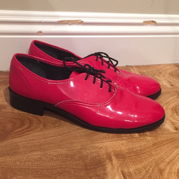 American Apparel red dance shoes