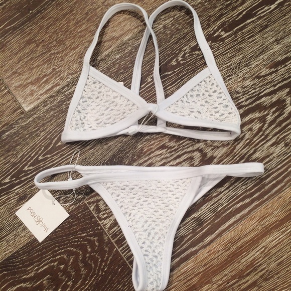 🔥SOLD🔥 White Crochet Posh Pua Set