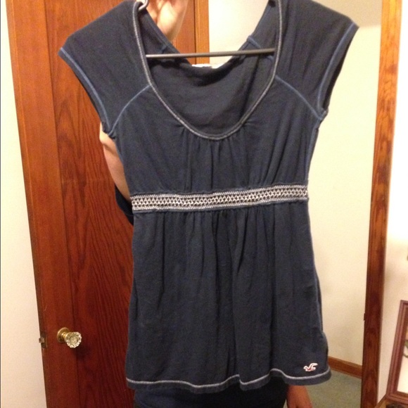 Hollister, dark blue shirt!