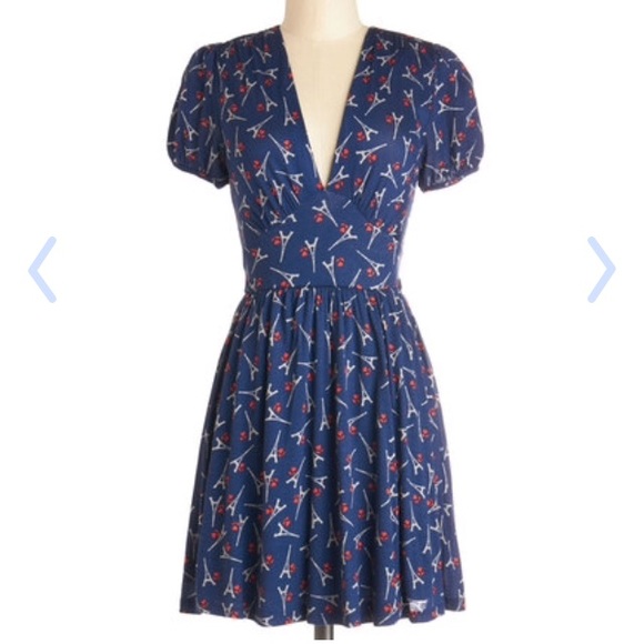 Modcloth Eiffel Tower favorite things dress